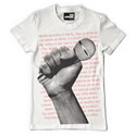 DMC Online DJ Competition - Halftone Mic White Tee