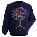 DMC Online DJ Competition - DMC Roots Navy Sweatshirt